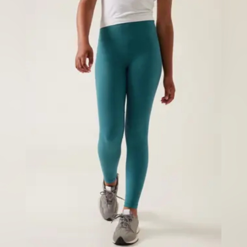 Athleta Teal Green Kids Leggings